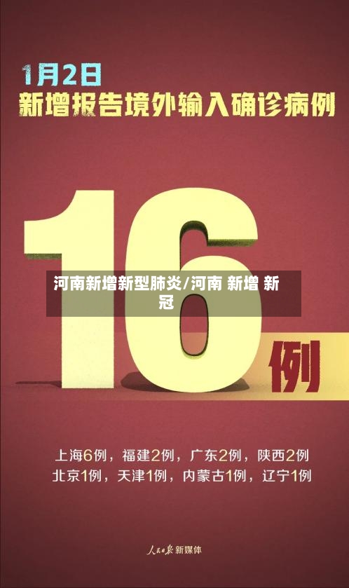 河南新增新型肺炎/河南 新增 新冠